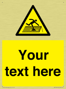 Custom Figure on Roof Sign